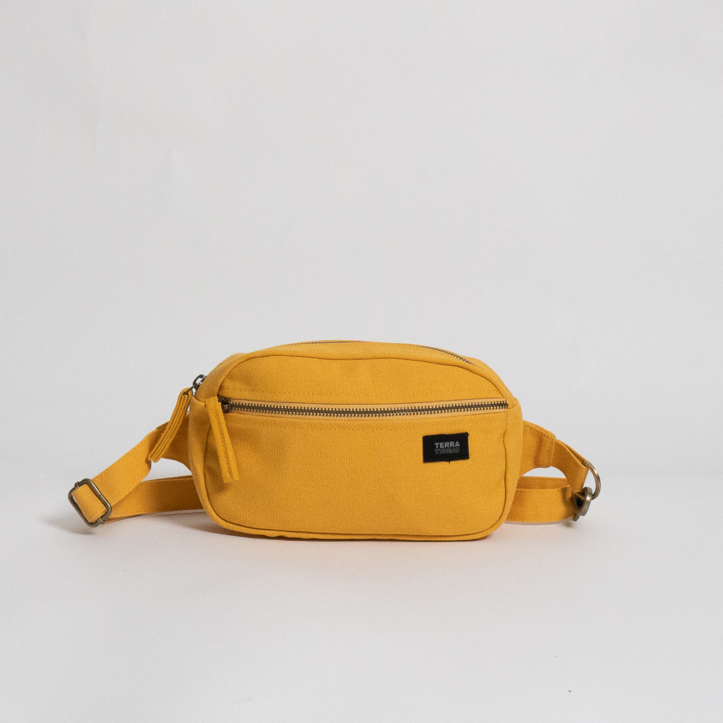 yellow fanny pack